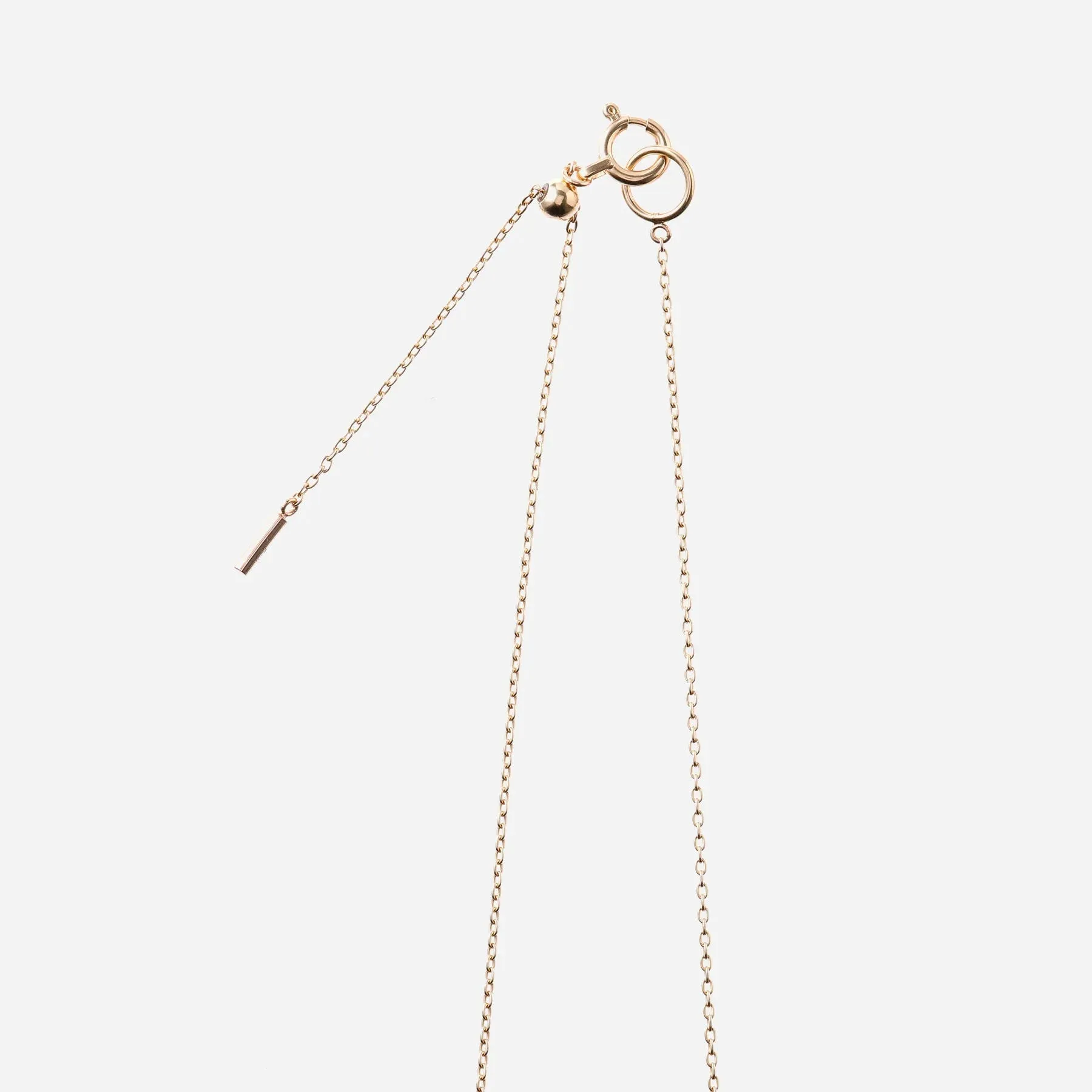 Band Beside 10K Gold Necklace