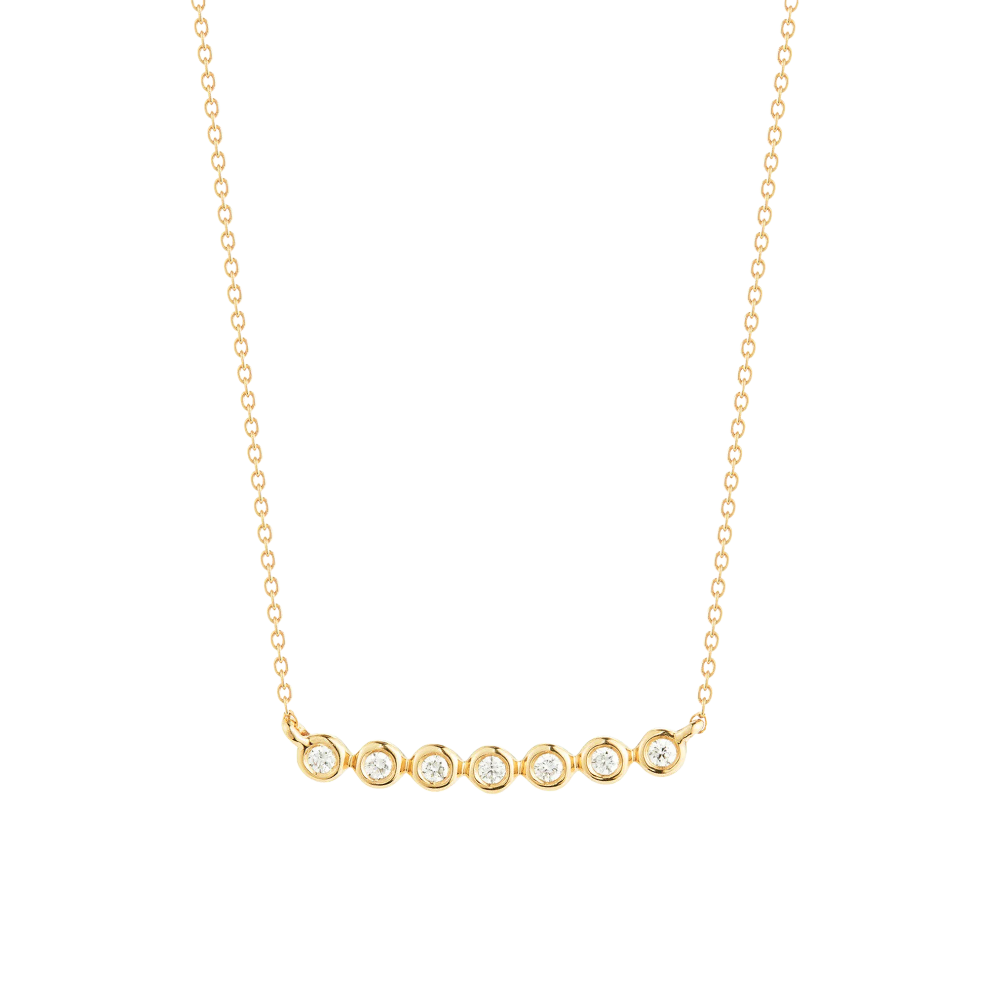 Bezel Bar Necklace