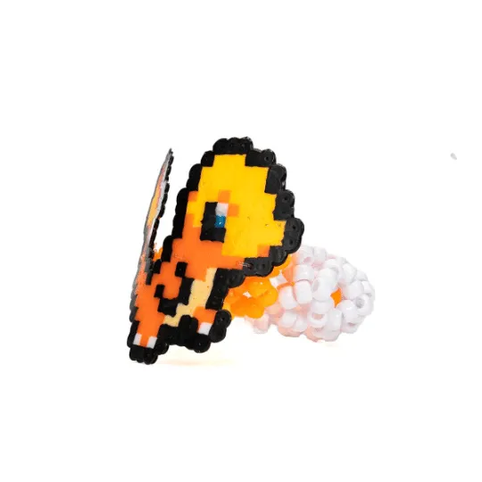 Charmander Rave Kandi Cuff Bracelet