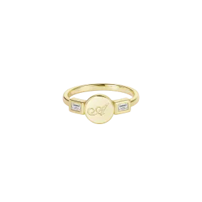 Elia Custom Solid Gold Ring