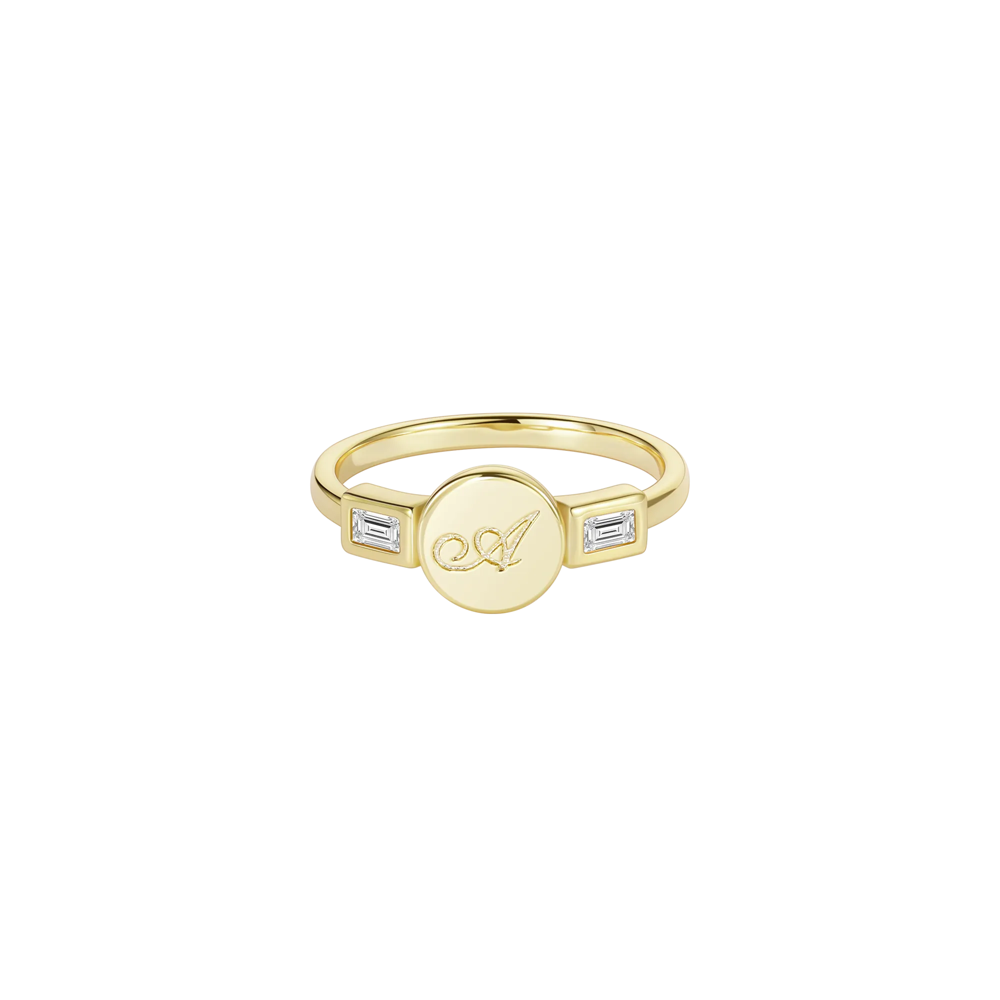 Elia Custom Solid Gold Ring