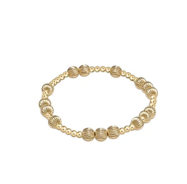 enewton Hope Unwritten Dignity 6mm Bead Bracelet - Gold