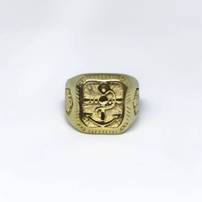 Gold Anchor Ring