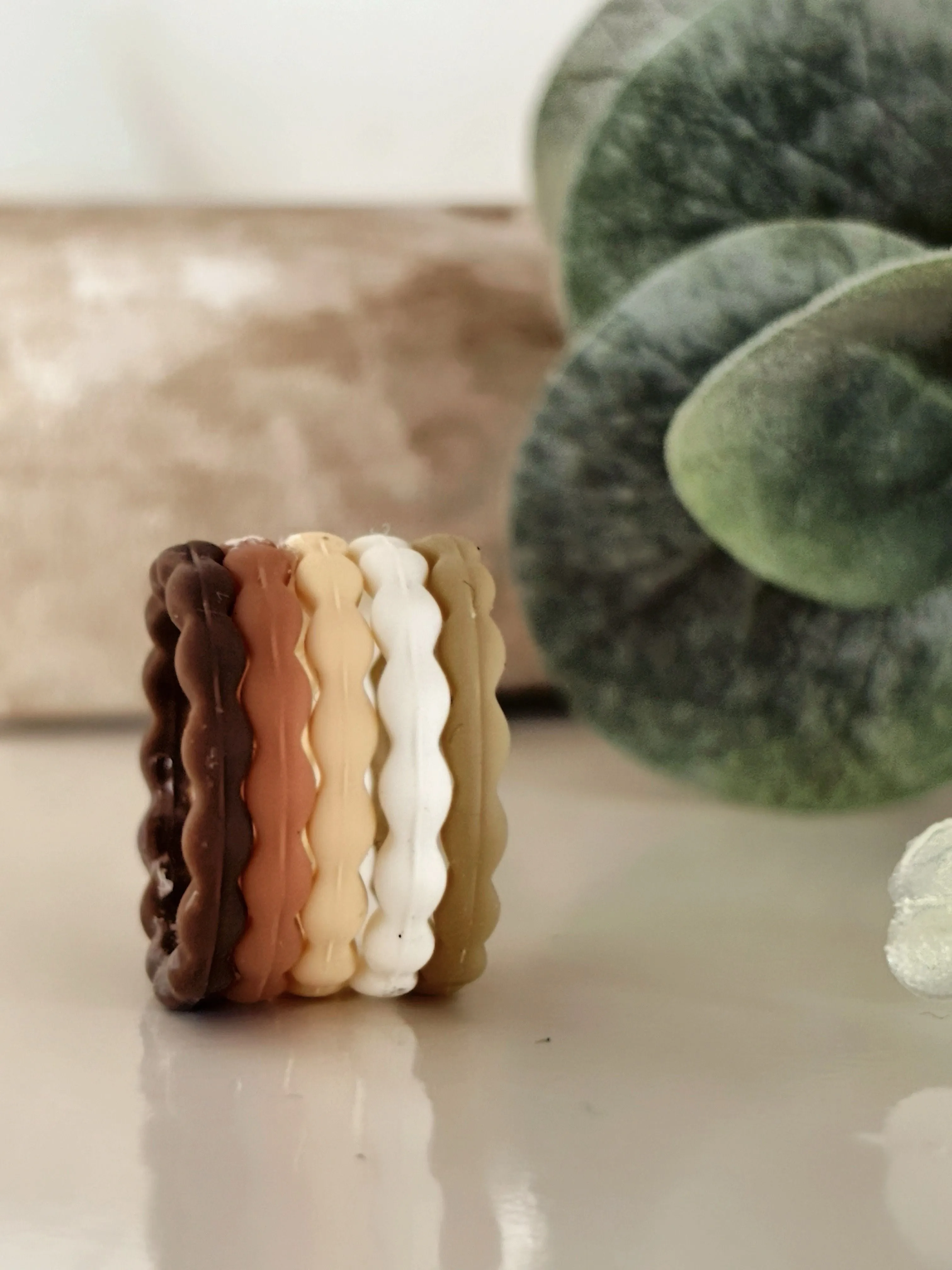 Jaspa - Set of 5 Women's Silicone Rings