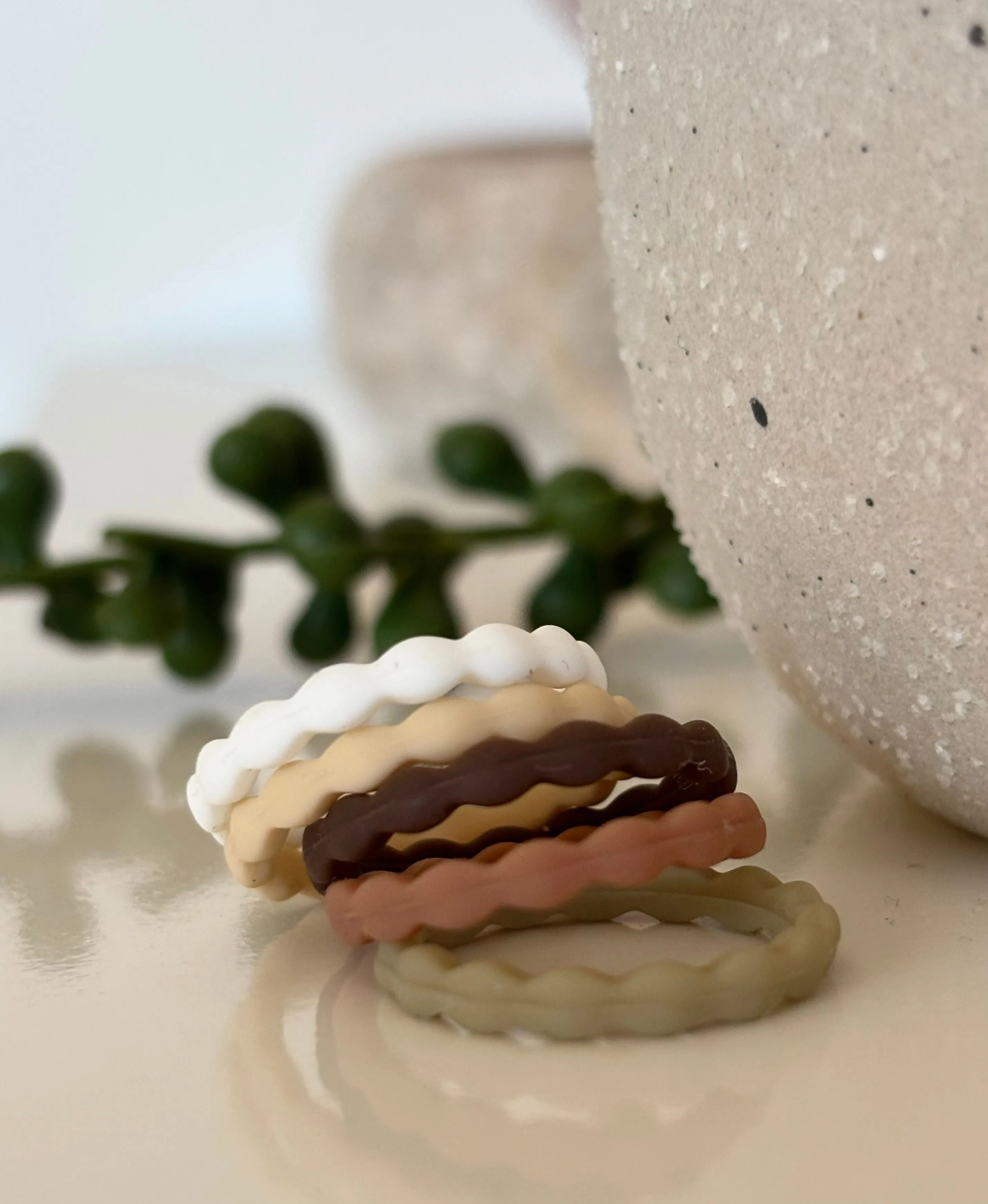 Jaspa - Set of 5 Women's Silicone Rings