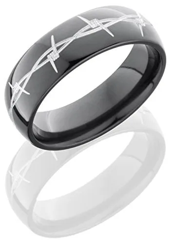 Lashbrook Z7D/BARB Wedding Band - Zirconium
