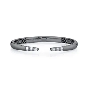 MEN'S DIAMOND OPEN SNAKE TAIL CUFF