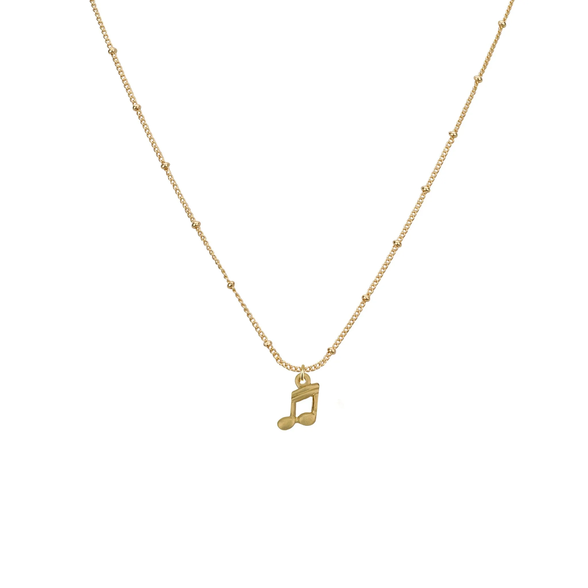 Musical Note & Sivan Chain Necklace
