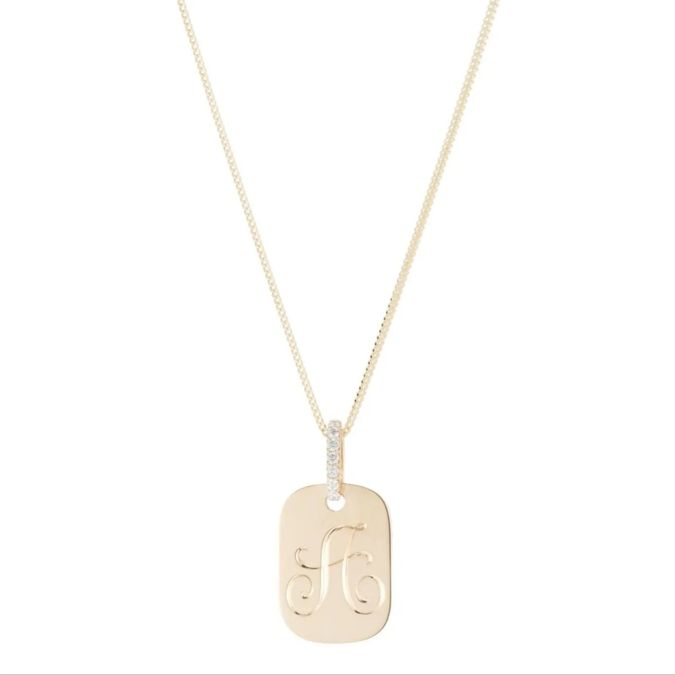 Orion Pave Dog Tag