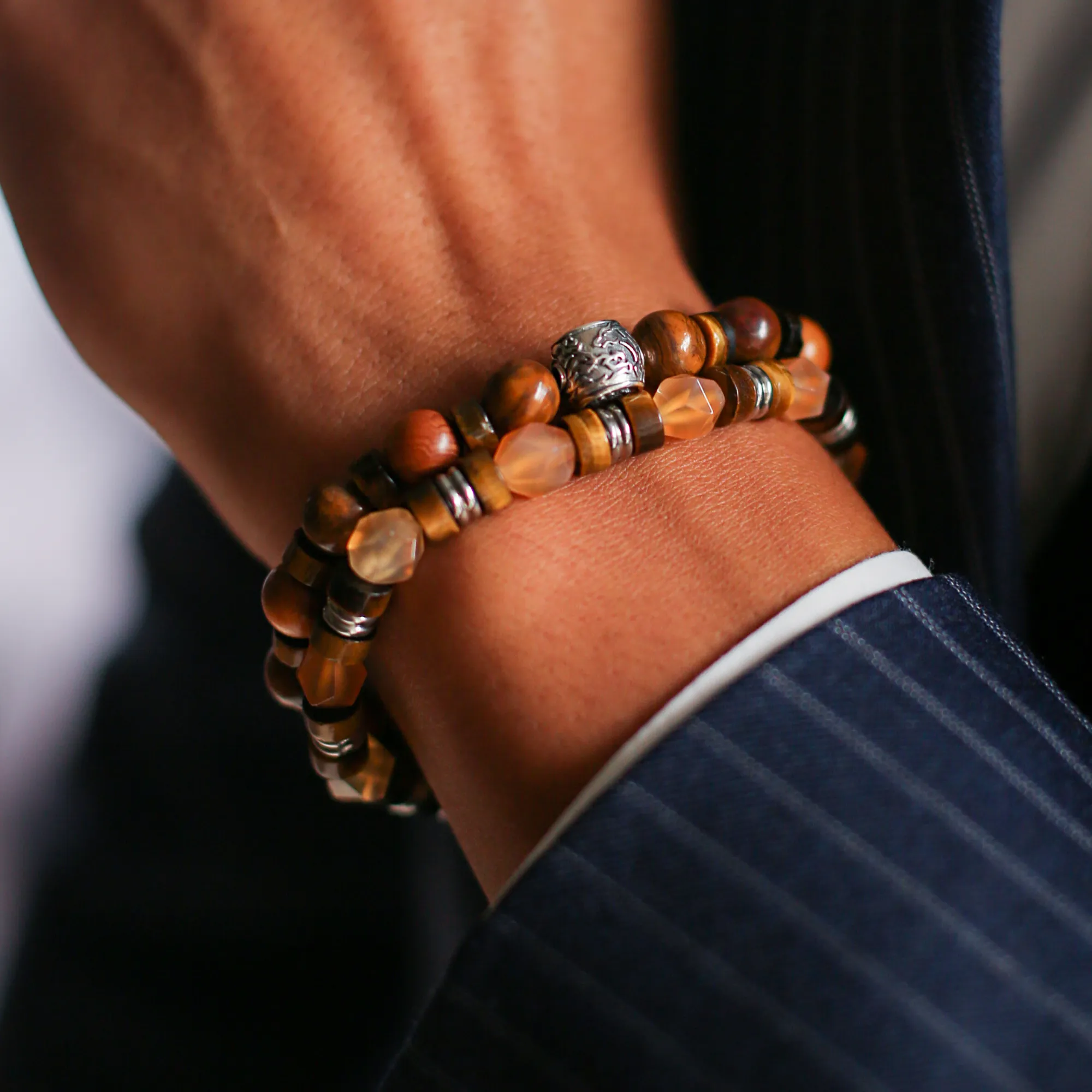 Pumpkin Pie | Stack Beaded Bracelets