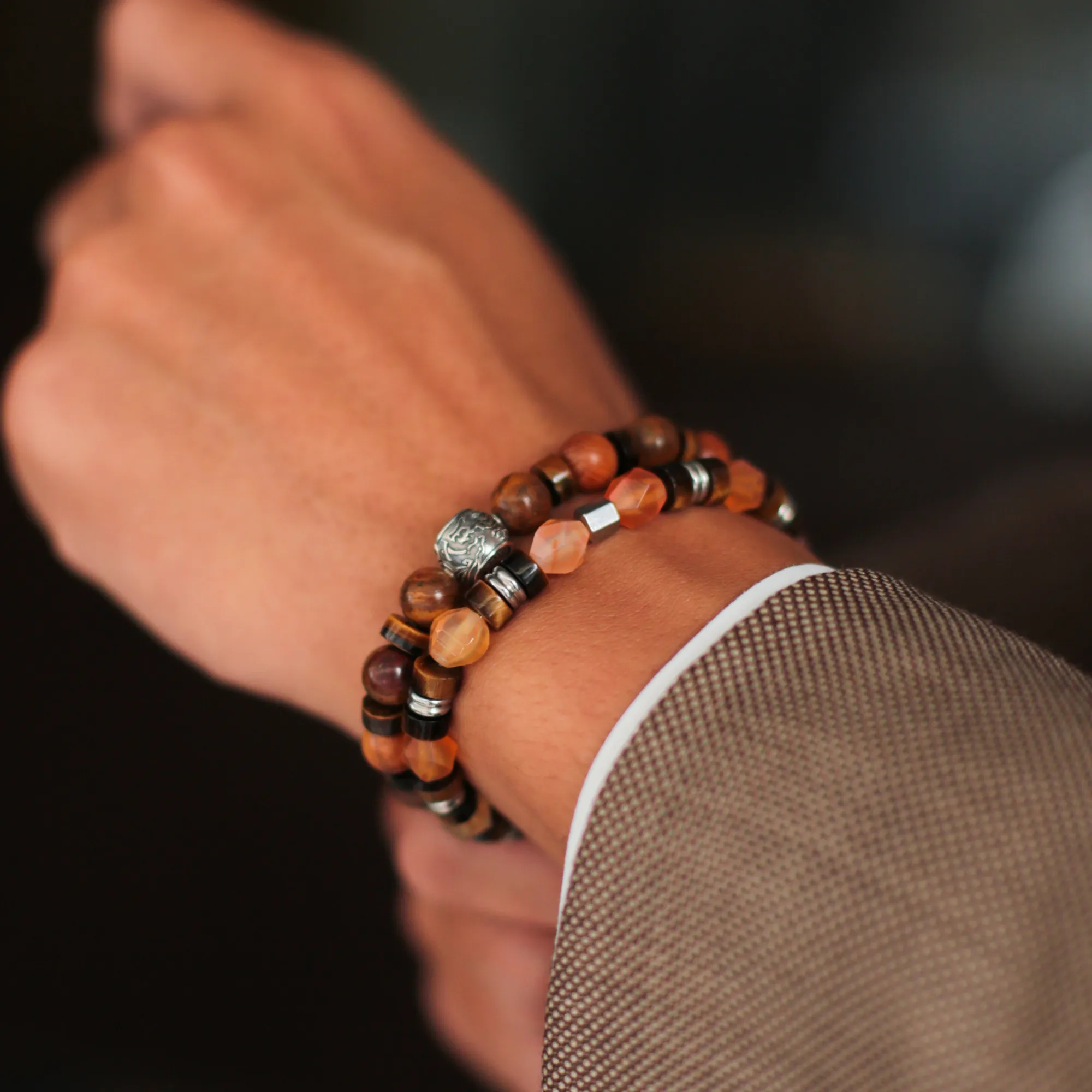 Pumpkin Pie | Stack Beaded Bracelets