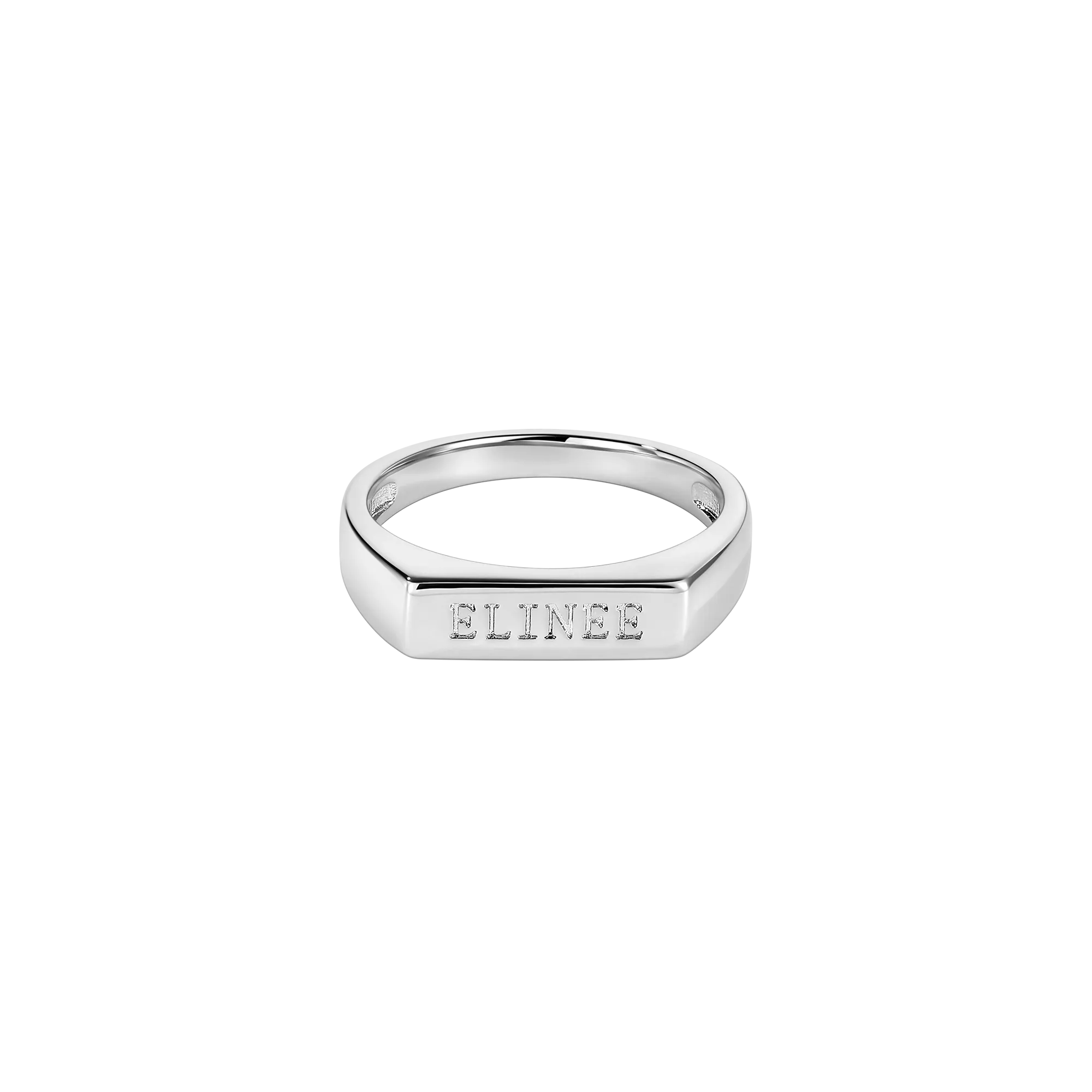 Square Signet Solid Gold Ring