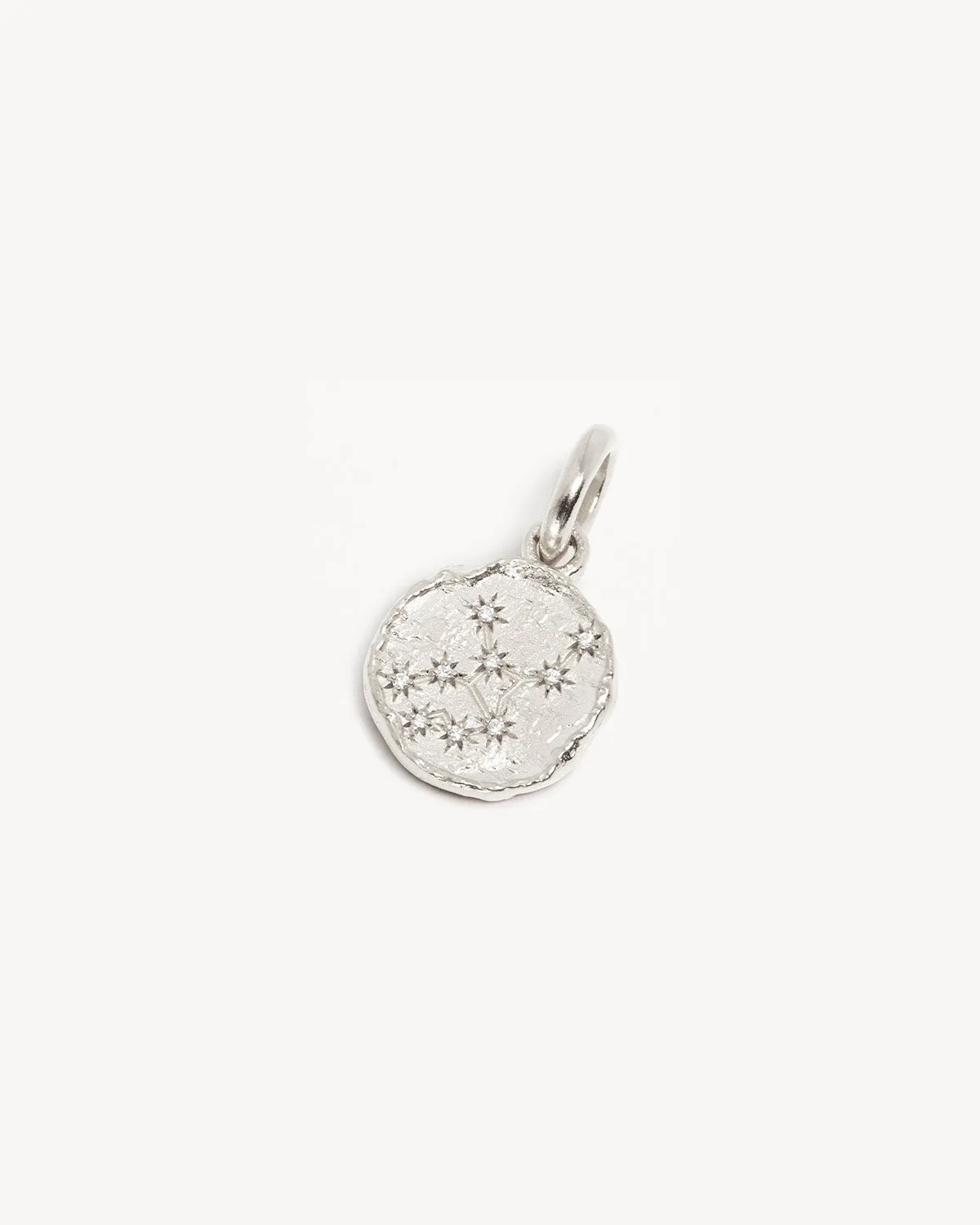 Sterling Silver Cosmic Love Zodiac Annex Link Pendant - Virgo