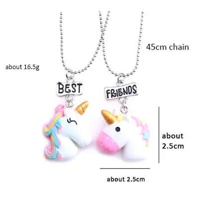 Unicorn Friendship Necklaces